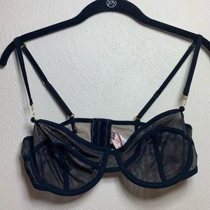 NWT Victoria’s Secret Black Balconette Bra 36C